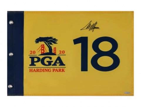Collin Morikawa Signed 2020 PGA Championship Pin Flag