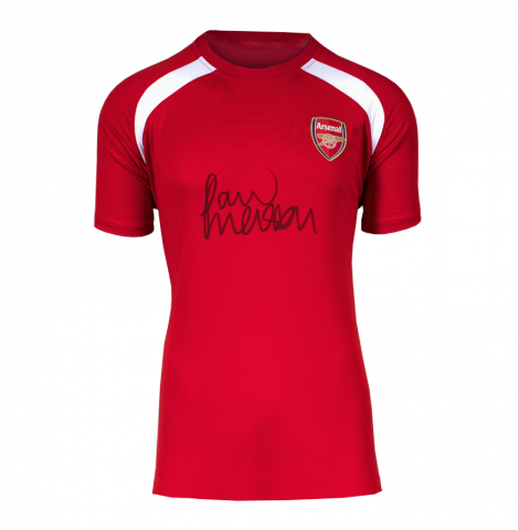 Paul Merson Front Signed Arsenal T-Shirt