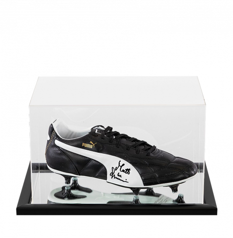 Matt Le Tissier Signed Puma Boot In Acrylic Case