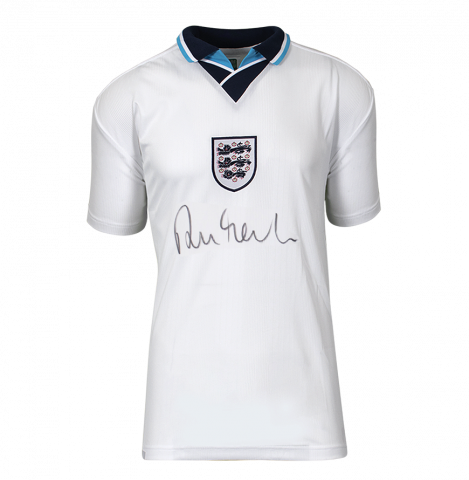 Robbie Fowler Front Signed England Home Shirt