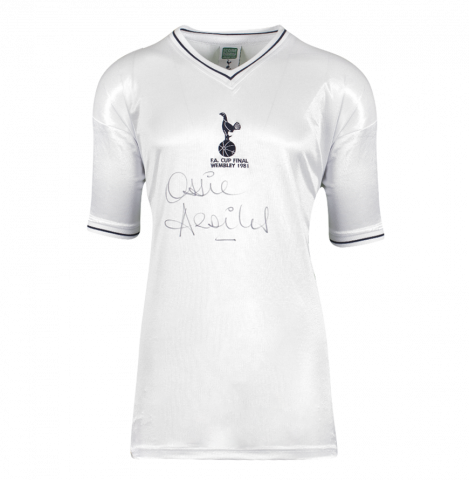 Ossie Ardiles Front Signed Tottenham 1981-82 Home Shirt