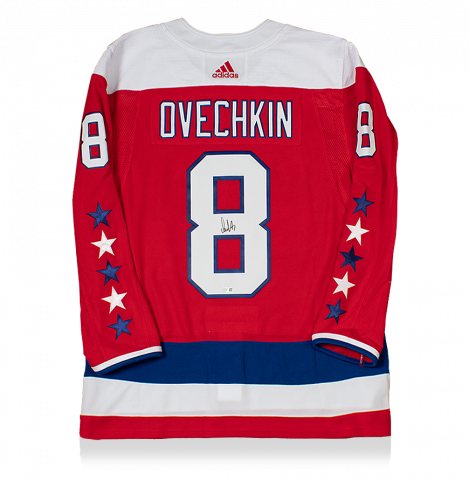 Alex Ovechkin Signed Washington Capitals Ice Hockey Jersey
