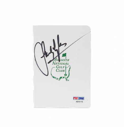 Sandy Lyle Signed Augusta National Masters Scorecard