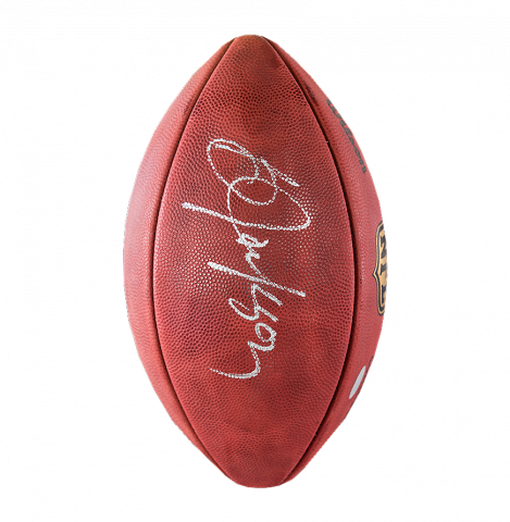 Bo Jackson Signed Official NFL Duke Football