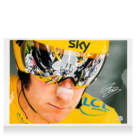 Bradley Wiggins Signed Limited Edition Photo: Tour de France Icon