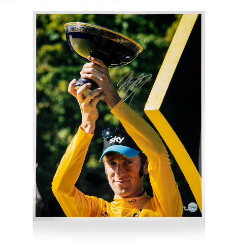 Bradley Wiggins Signed Limited Edition Photo: 2012 Tour de France Coupe Omnisports Winner