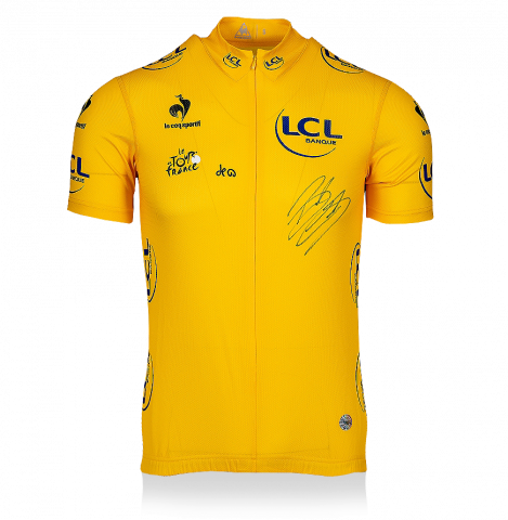 Bradley Wiggins Signed Yellow Tour de France Jersey