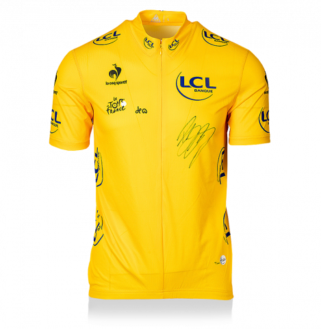 Bradley Wiggins Signed Limited Edition Yellow Tour de France Jersey