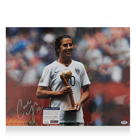 Carli Lloyd Signed USWNT Photo: 2015 FIFA Women's World Cup Golden Ball Winner