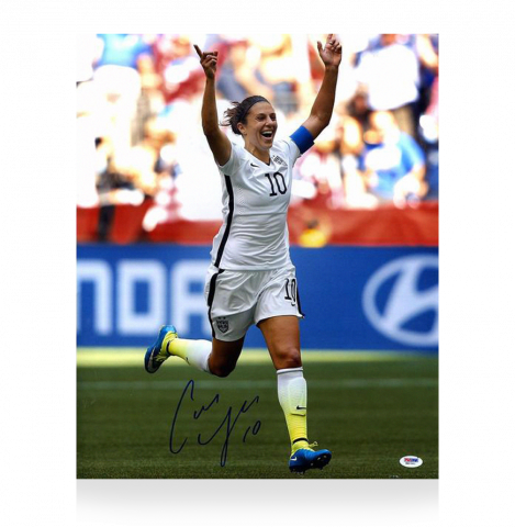 Carli Lloyd Signed USWNT Photo: 2015 FIFA Women's World Cup Goal Celebration