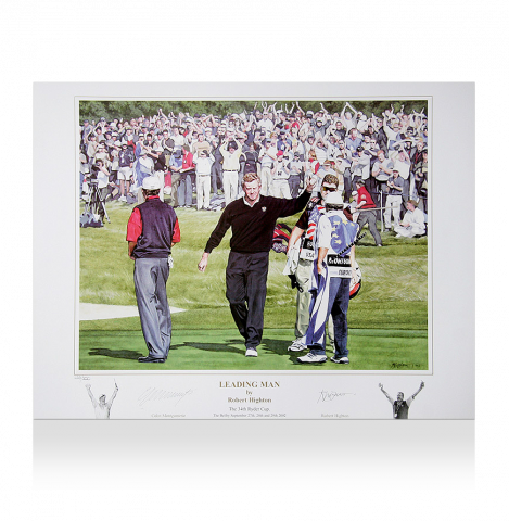 Colin Montgomerie Signed Photo: 2002 Ryder Cup Leading Man