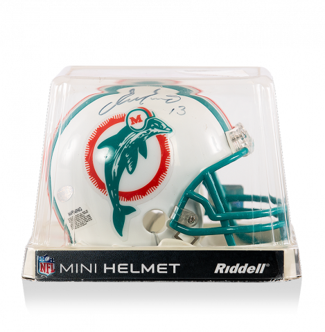 Dan Marino Signed Mini Miami Dolphins Riddell Helmet