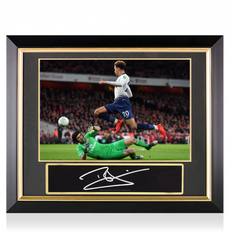 Dele Alli Signed Plaque and Photo Frame: North London Derby Goal vs Arsenal