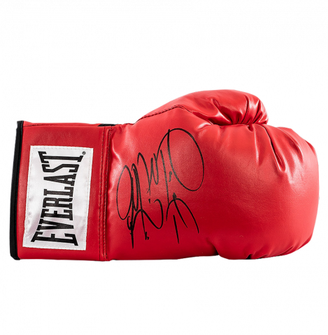 Deontay Wilder Signed Red Everlast Boxing Glove