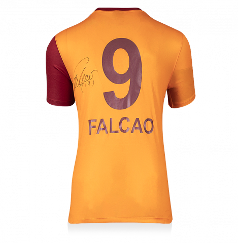 Radamel Falcao Back Signed Galatasaray 2020-21 Home Shirt