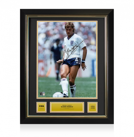 Glenn Hoddle Official 1986 FIFA World Cup™ Signed and Framed England Photo