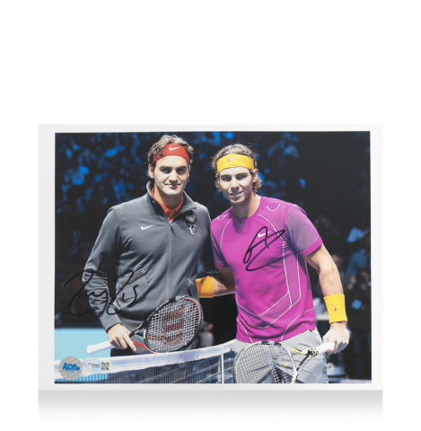 Roger Federer & Rafael Nadal Signed Photo