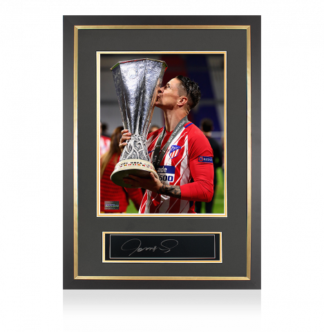 Fernando Torres Signed Plaque and Photo Frame: Atletico Madrid Hero