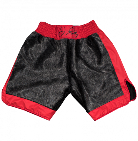 Floyd Mayweather Signed Boxing Shorts: Mayweather vs Hatton Style