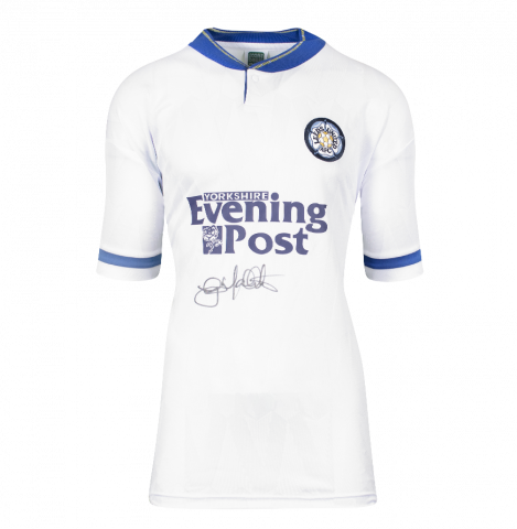 Gary McAllister Front Signed Leeds United 1992 Home Shirt