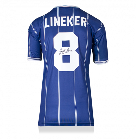 Gary Lineker Back Signed Leicester City 1984-85 Home Shirt