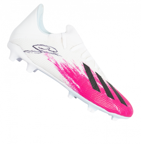 Georginio Wijnaldum Signed White and Pink Adidas X Boot