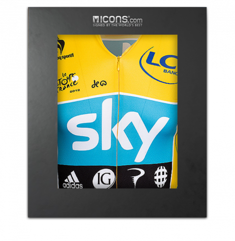 Bradley Wiggins Signed Tour de France Yellow Leader's Jersey In Deluxe Packaging