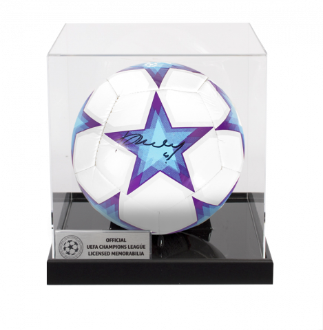 Didier Drogba Official UEFA Champions League Signed Football In Acrylic Case