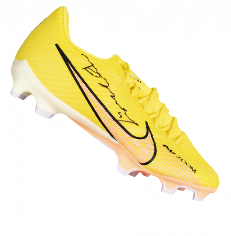 Didier Drogba Signed Yellow Nike Air Zoom Boot