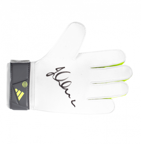 Jens Lehmann Signed White Adidas Goalkeeper Glove