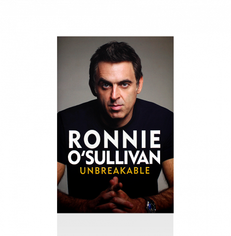 Ronnie O'Sullivan Signed Book: Unbreakable - Bookplate Edition