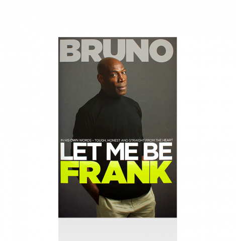 Frank Bruno Signed Book: Let Me Be Frank