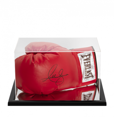 Anthony Joshua Signed Everlast Boxing Glove In Acrylic Case