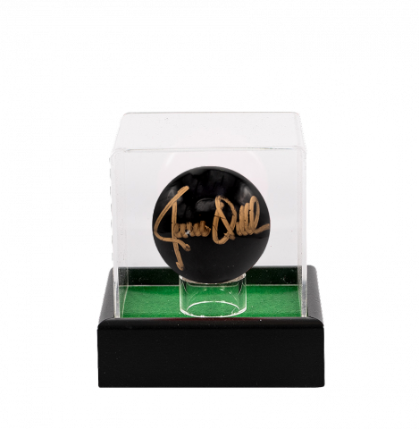 Ronnie O'Sullivan Signed Black Snooker Ball In Acrylic Case