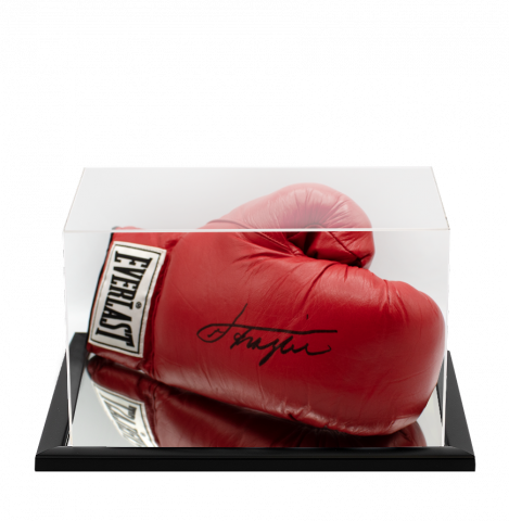 Joe Frazier Signed Everlast Boxing Glove In Acrylic Case