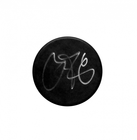 Petr Cech Signed Ice Hockey Puck