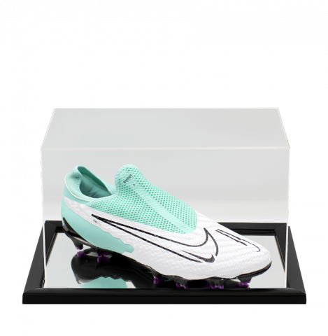 Kevin De Bruyne Signed Nike Phantom Boot In Acrylic Case
