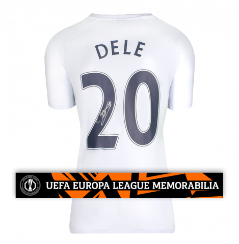 Dele Alli Official UEFA Europa League Signed Back Totenham Hotspur Lab T-Shirt