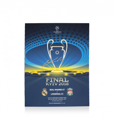 Luka Modric Signed UEFA Champions League Final 2018 Programme