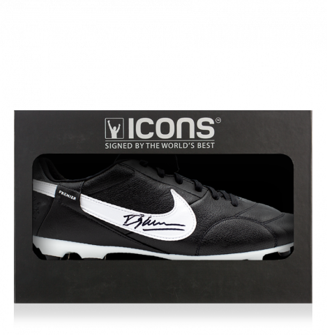 Dennis Bergkamp Signed Nike Premier Football Boot In Deluxe Packaging