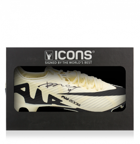 Didier Drogba Signed Nike Vapor Boot In Deluxe Packaging