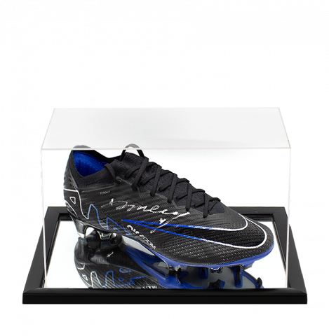 Didier Drogba Signed Nike Vapor Elite Boot In Acrylic Case