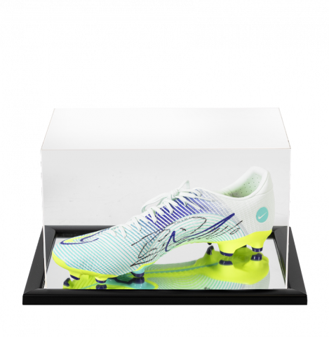 Cristiano Ronaldo Signed Nike Boot In Acrylic Case