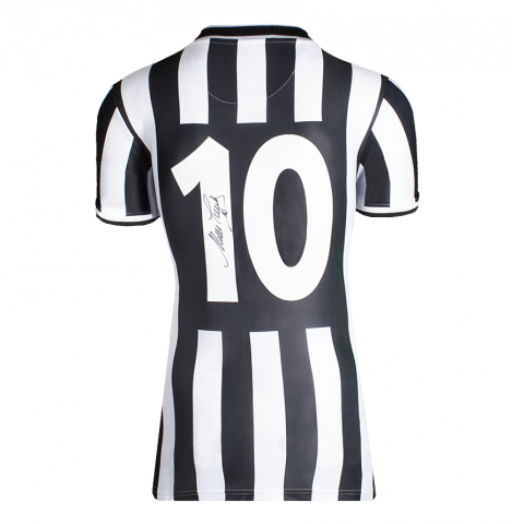 Alessandro Del Piero Back Signed Juventus 1994-95 Home Shirt With Fan Style Numbers In Deluxe Packaging