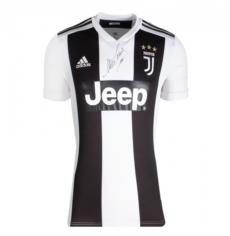 Alessandro Del Piero Front Signed Juventus 2018-19 Home Shirt In Deluxe Packaging