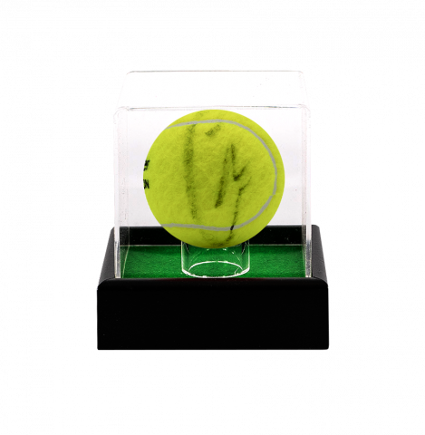 Carlos Alcaraz Signed Wimbledon 2024 Tennis Ball In Acrylic Case