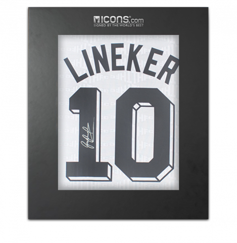 Gary Lineker Back Signed Tottenham Hotspur Home Shirt: 1991 FA Cup Semi Final In Deluxe Packaging