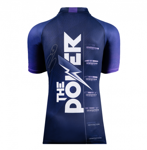 Phil Taylor Signed Polo Shirt - 'The Power' In Deluxe Packaging