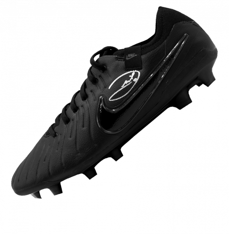 Andrea Pirlo Signed Nike Tiempo Black Boot In Deluxe Packaging