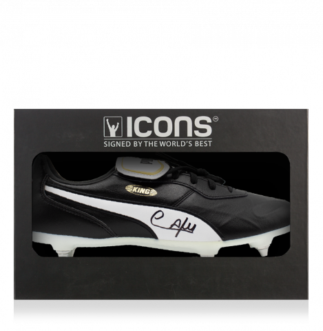 Cafu Signed Puma King Boot In Deluxe Packaging